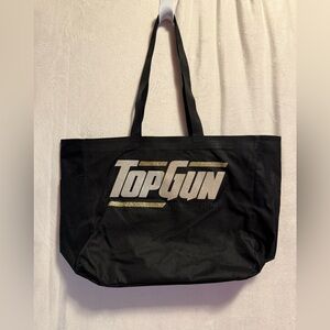 Top Gun Black Tote Bag